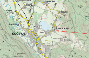 Zemljevid Koevja