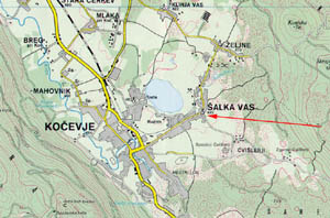 Zemljevid Kočevja